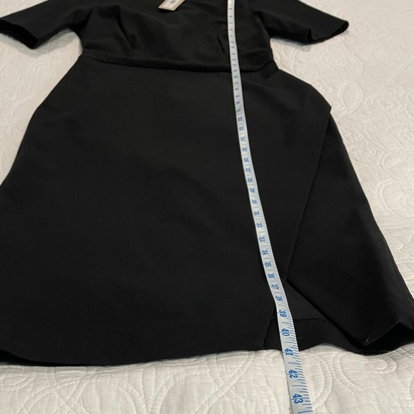 Banana Republic Short Sleeve Faux Wrap Ponte Dress Size 0P - Picture 9 of 12
